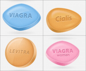 Viagra, Cialis and Levitra