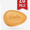 Generic Cialis 2.5 mg Daily x 20 Tabs