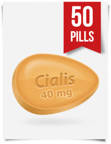 Generic Cialis 40 mg 50 Tabs