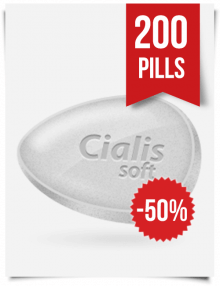 Generic Cialis Soft 20 mg x 200 Tabs