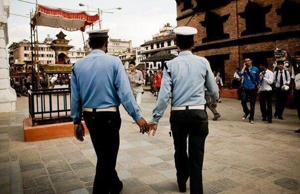 What about the way men hold hands in some Eastern countries?