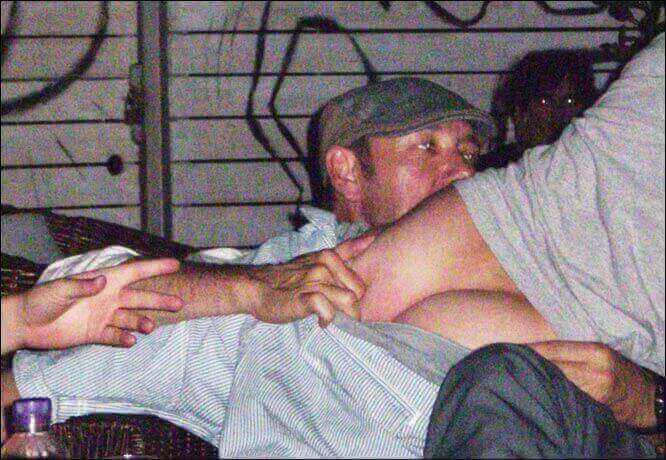 Kevin Spacey and naked guy ass