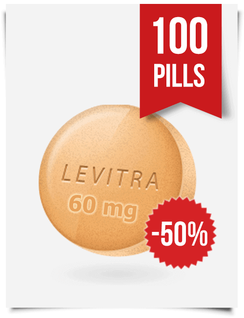 Generic Levitra 60 mg x 100 Tabs