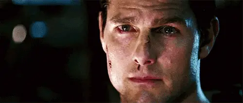 Tom Cruise crying gay gif animated