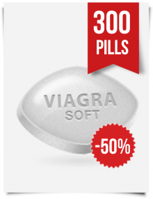Generic Viagra Soft 100 mg x 300 Tabs