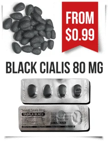 Black Cialis 80 mg Tadalafil