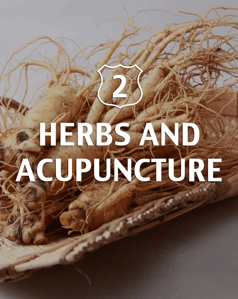 Herbs and acupuncture Alternative to Viagra