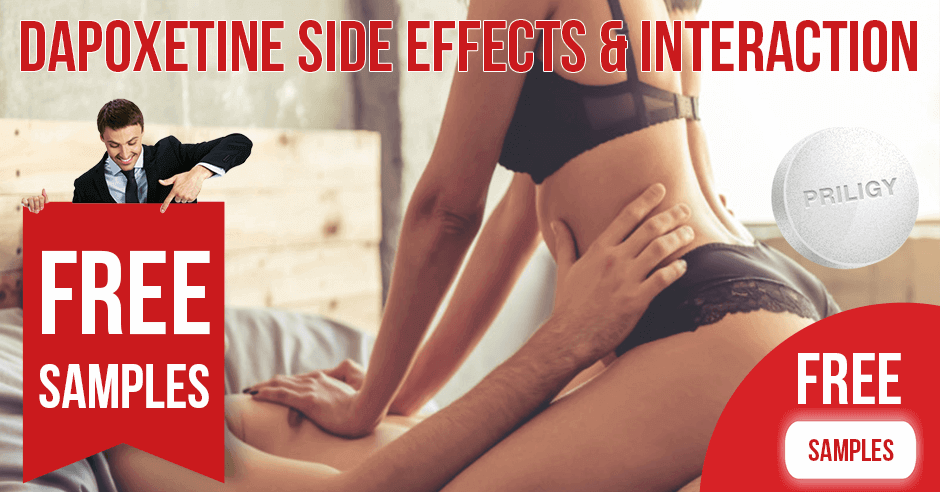 Dapoxetine side effects and interaction