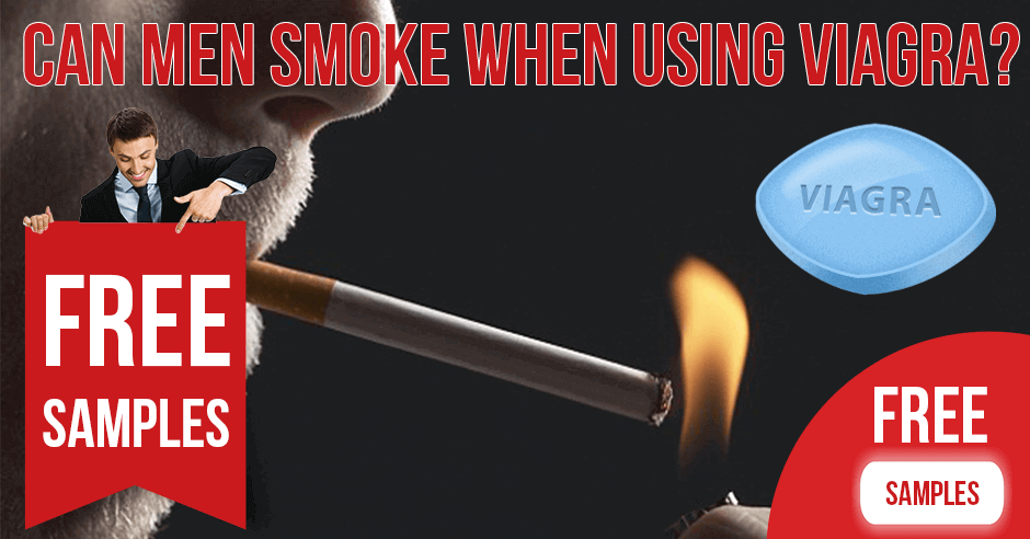 Can men smoke when using Viagra Sildenafil