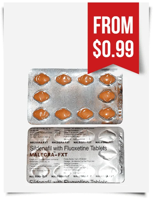 Malegra FXT Sildenafil Fluoxetine 140 mg