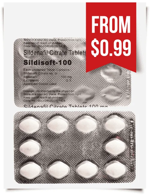 Sildisoft Sildenafil Citrate 100 mg