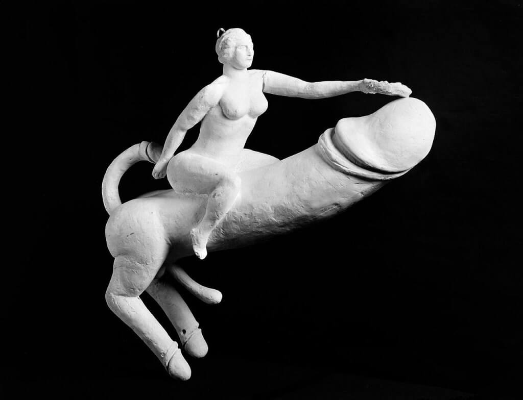 A Woman on a Plaster Phallus