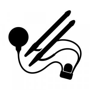 Two-piece inflatable penile implants