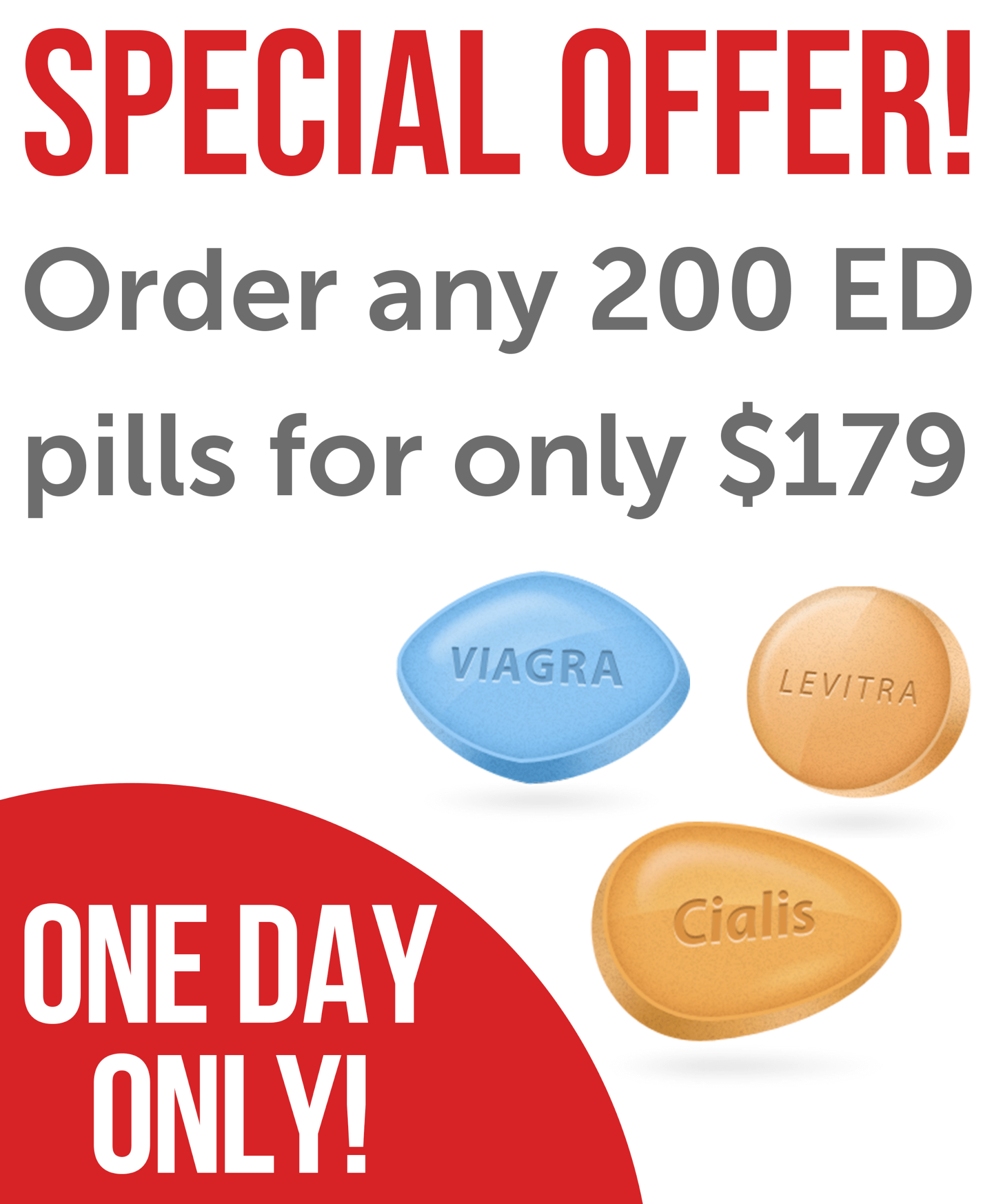 Special Offer ED Combo Pack 200 Tabs